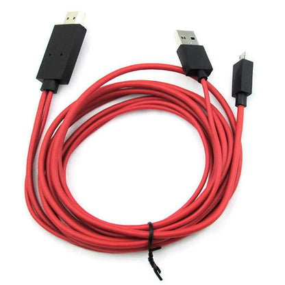 Cable MHL de Micro USB 11 Pin Pines a HDTV TV Adaptador Convertidor para Samsung Galaxy S3/S4 Note 2/3/4 Tab S