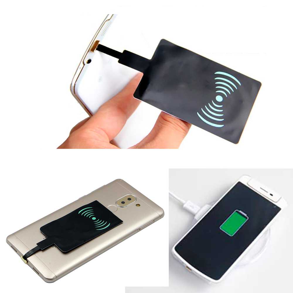 Módulo de Carga Micro USB Universal Carga Inalambrica Receptor 1A 1000mAh para Teléfonos Android Posición A