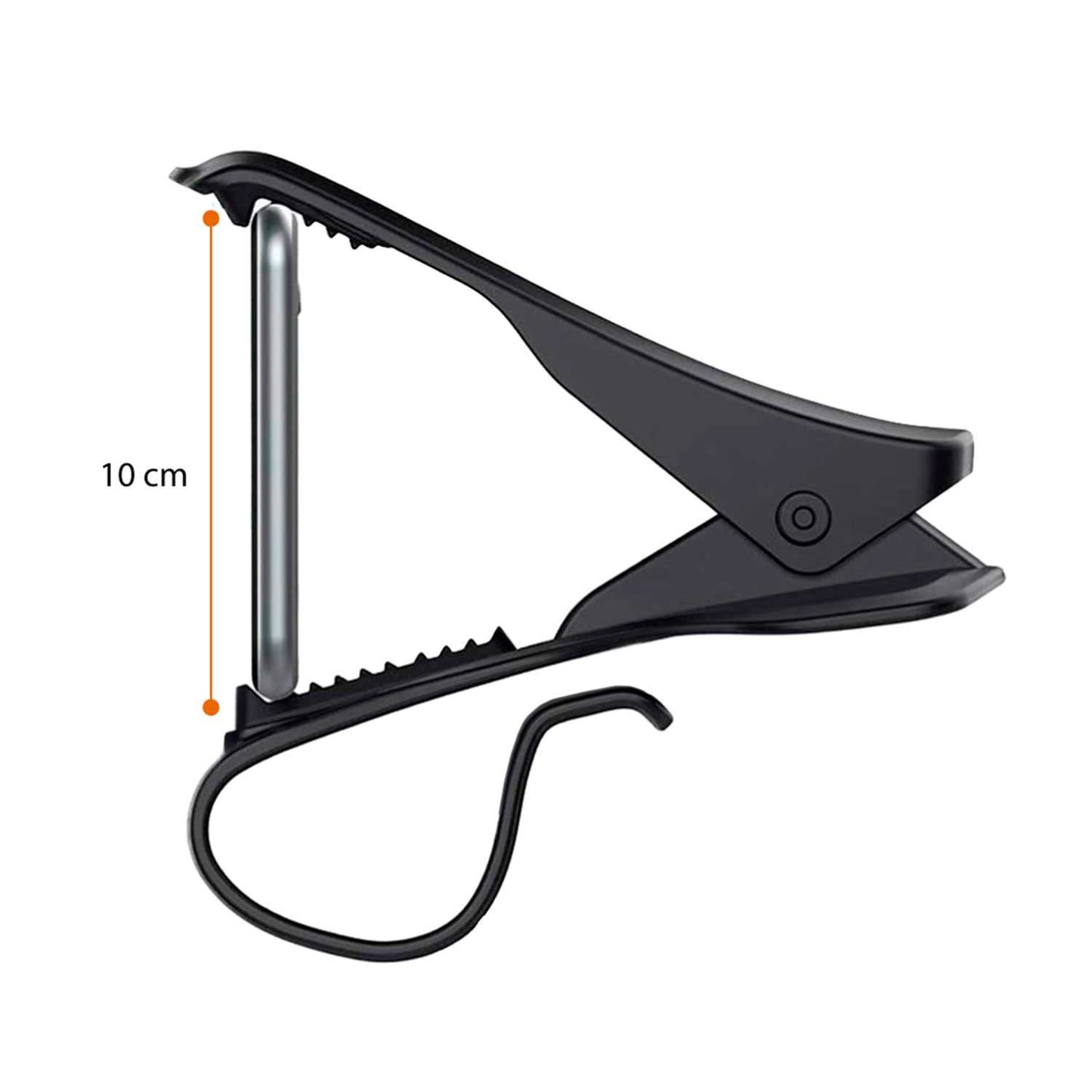 Pinza Soporte de Salpicadero de Coche para Movil Universal Car Mount Clip Negro