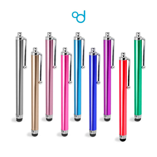 Lápiz para Pantalla Táctil, Lápiz Capacitivo Negro para Tablet/iPad/iPhone/Smartphone/Android/IOS, Bolígrafo Táctil