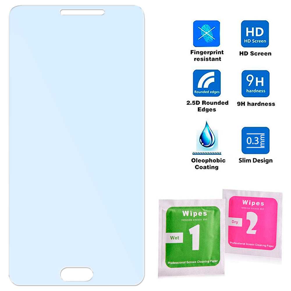 Protector de Pantalla Cristal Templado Premium Compatible con Samsung Galaxy A7 2016 Vidrio Plano 9H Anti Arañazos