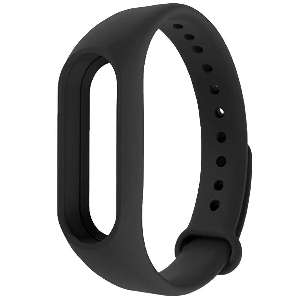 Correa de Repuesto Compatible con Xiaomi Mi Smart Band 3 4 Negra Recambio Silicona Suave Flexible Pulsera Brazalete