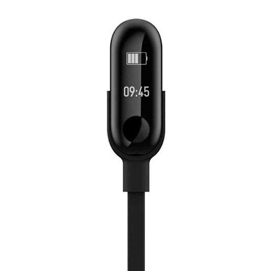 Cable USB Cargador y Transferencia de Datos Dock Carga Sincronizacion Negro para Reloj inteligente Xiaomi Mi Band 3