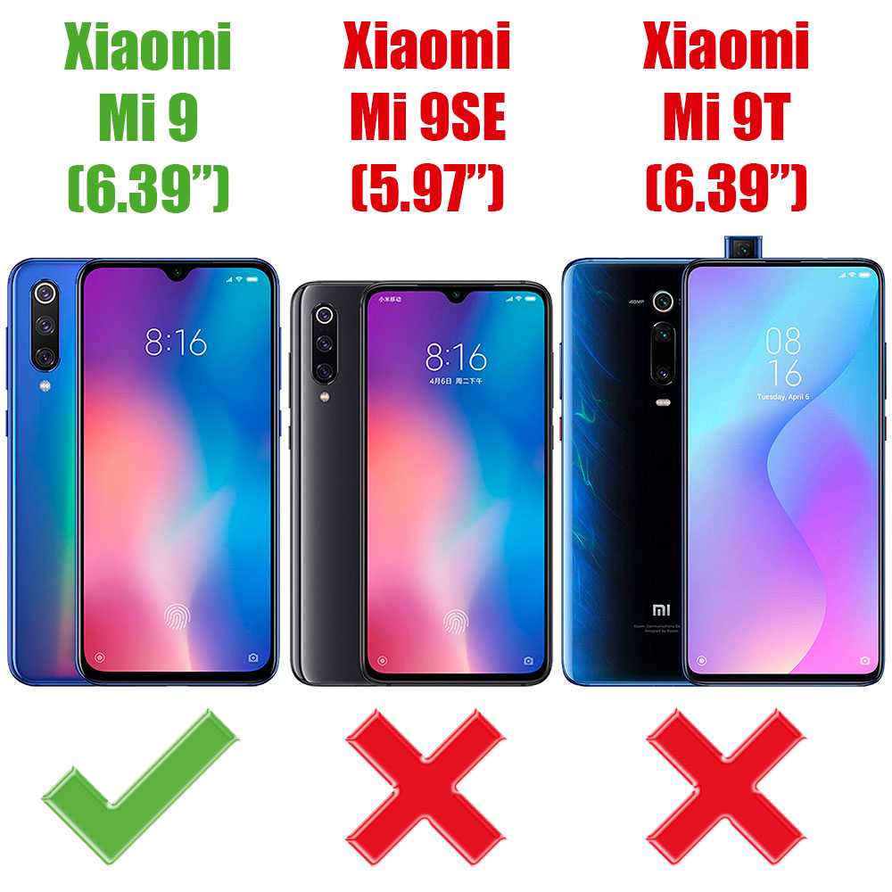 Protector de Pantalla para Xiaomi Mi 9 Cristal Templado Premium 0,3mm 9H 2.5D Vidrio Tempered Glass