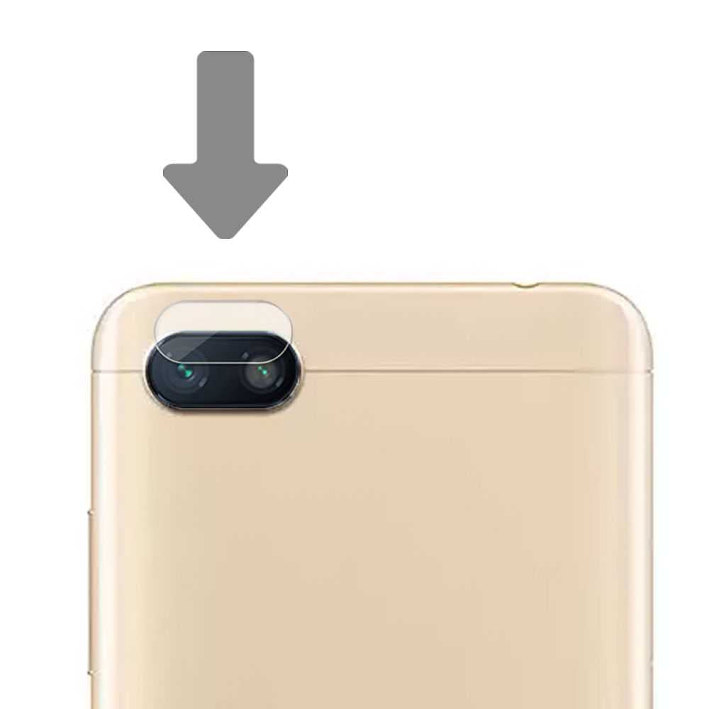 Protector de Camaras Traseras Fibra de Vidrio 9H 0.3mm para Xiaomi Redmi 6A