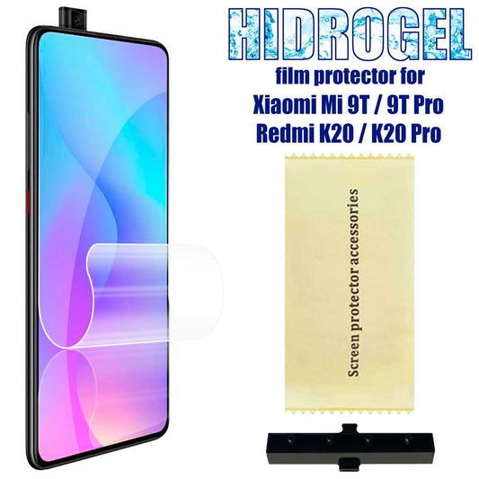 Protector de Pantalla TPU Hidrogel para Xiaomi Mi 9T/Pro Redmi K20 Flexible Membrana Lámina Protectora Antiarañazos