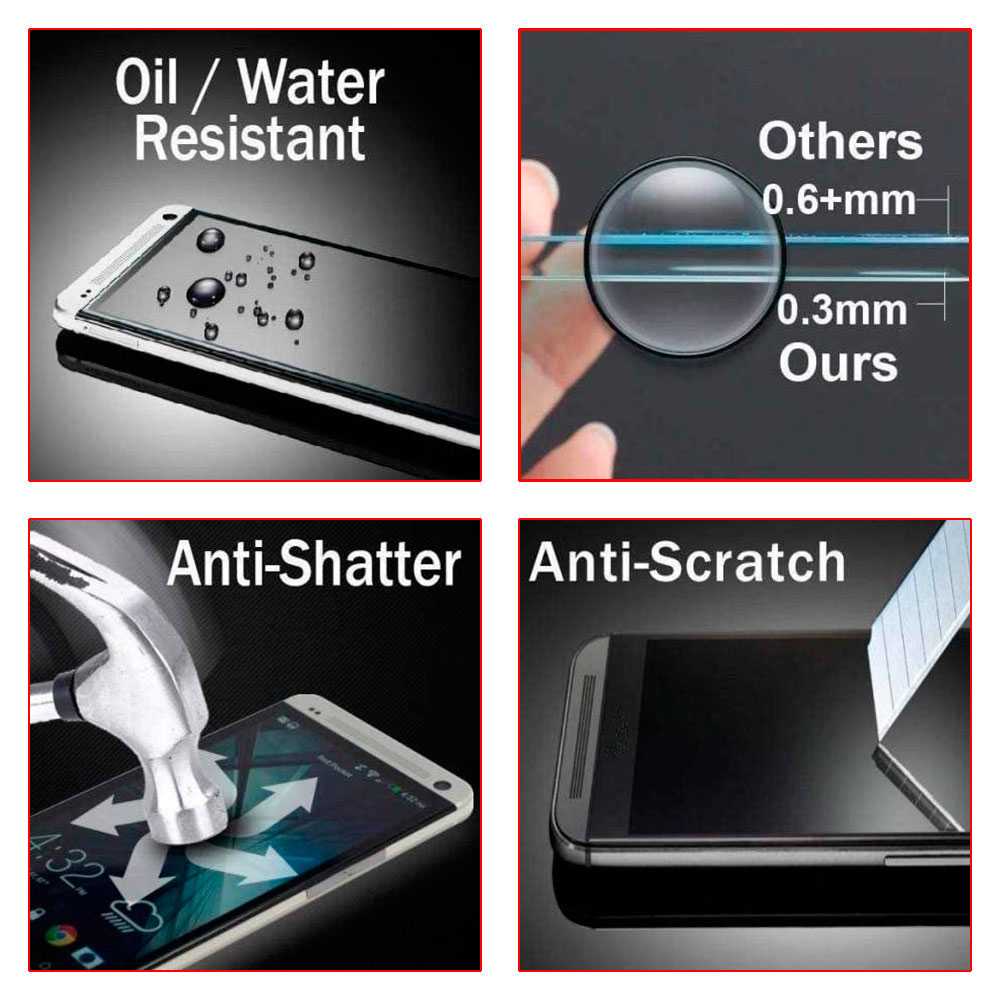 Protector de Pantalla para Xiaomi Redmi Go Cristal Templado 0,3mm 9H 2.5D Plano Vidrio Anti Golpes Arañazos Premium