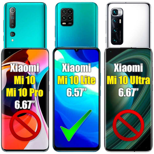 Protector de Pantalla Hidrogel para Xiaomi Mi 10 Lite 5G Flexible Lámina Protectora Cubierta Antiarañazos TPU