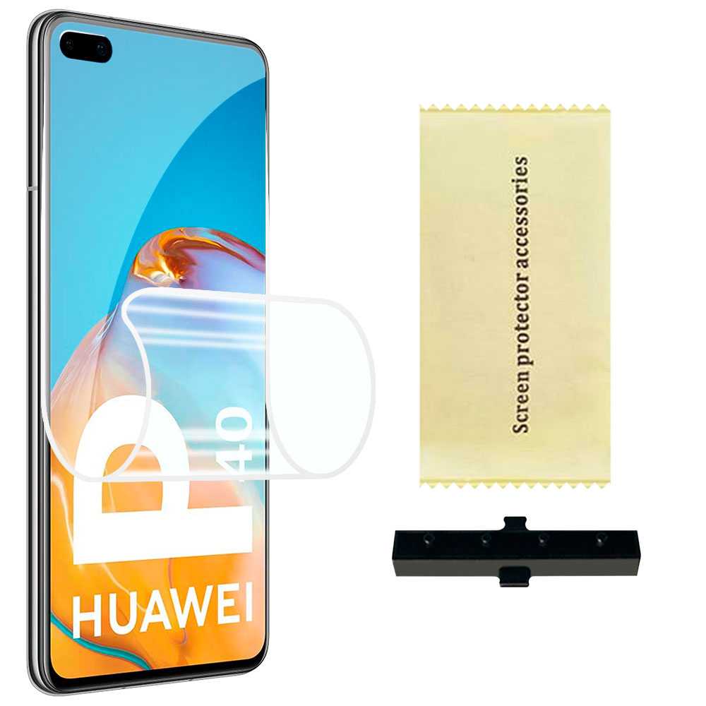 Protector de Pantalla Hidrogel para Huawei P40 5G Flexible Membrana Lámina Cubierta TPU Antiarañazos Autorreparación