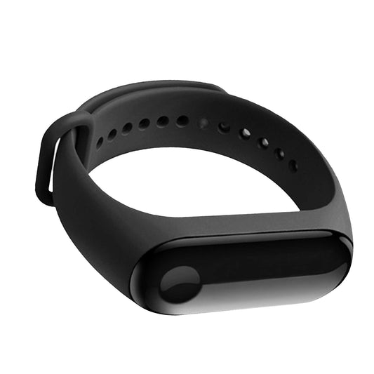 Correa de Repuesto Compatible con Xiaomi Mi Band 6 5 Amazfit Band 5 Negra Recambio Silicona Suave Flexible Pulsera Brazalete