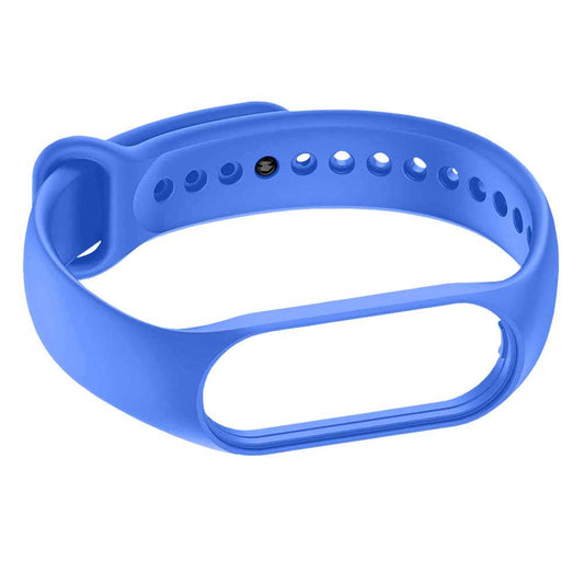Correa de Repuesto Compatible con Xiaomi Mi Band 6 5 Amazfit Band 5 Azul Recambio Silicona Suave Flexible Pulsera Brazalete