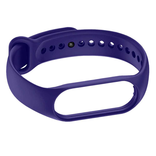 Correa de Repuesto Compatible con Xiaomi Mi Band 6 5 Amazfit Band 5 Azul Oscura Recambio Silicona Suave Flexible Pulsera