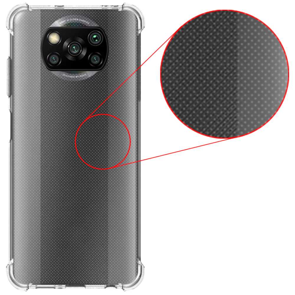 Funda de TPU para Xiaomi Pocophone POCO X3 NFC/PRO Esquinas Reforzadas ShockProof Anti Golpes Arañazos Carcasa Bumper