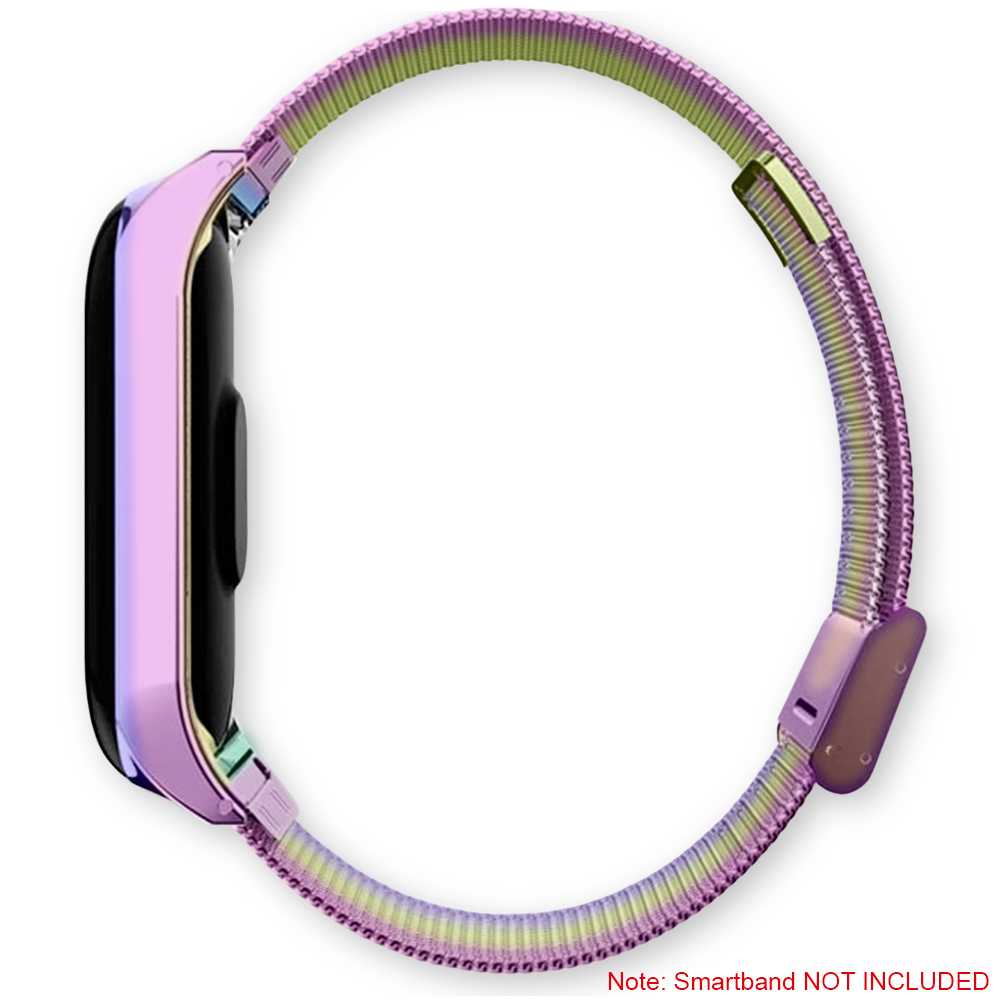 Correa Metálica Multicolor Compatible con Xiaomi Mi Smart Band 5 6 Pulsera de Recambio Repuesto Acero Inoxidable