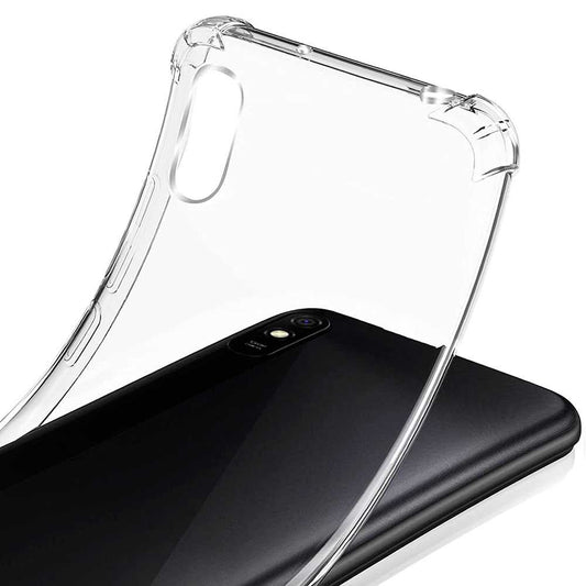 Funda Protectora de TPU Compatible con Xiaomi Redmi 9A/9AT Flexible Esquinas Reforzadas Anti Golpes Carcasa Bumper