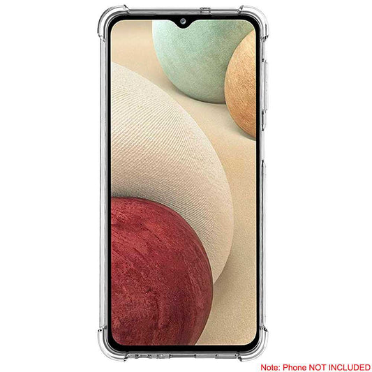 Funda Protectora de TPU Compatible con Samsung Galaxy A12/M12 Flexible Esquinas Reforzadas Anti Golpes Carcasa Bumper