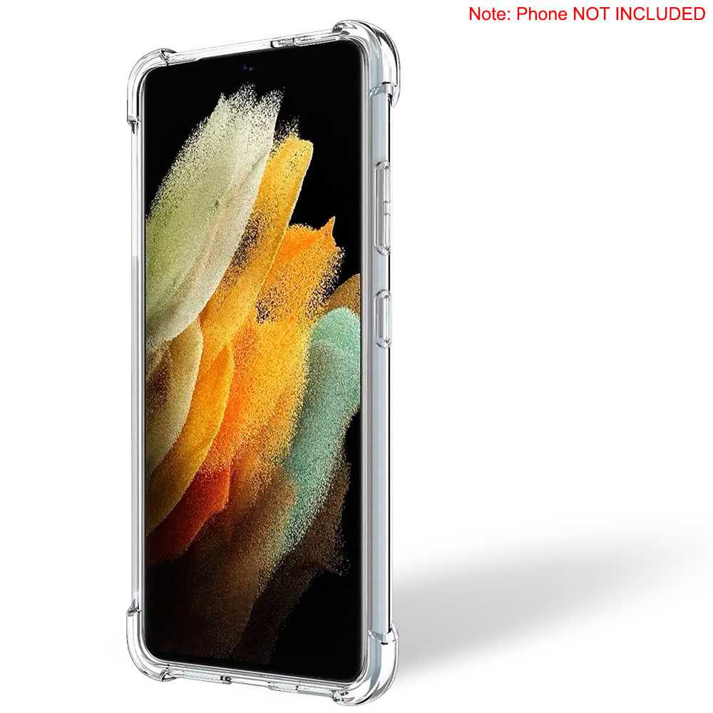 Funda Protectora de TPU Compatible con Samsung Galaxy S21 Plus/5G Flexible Esquinas Reforzadas Anti Golpes Bumper