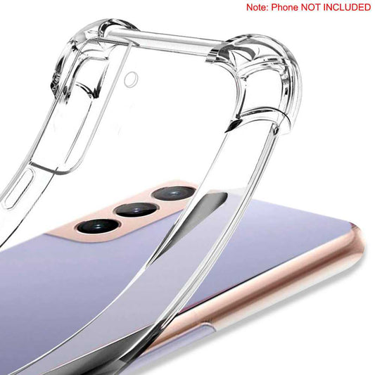 Funda Protectora de TPU Compatible con Samsung Galaxy S21 Plus/5G Flexible Esquinas Reforzadas Anti Golpes Bumper