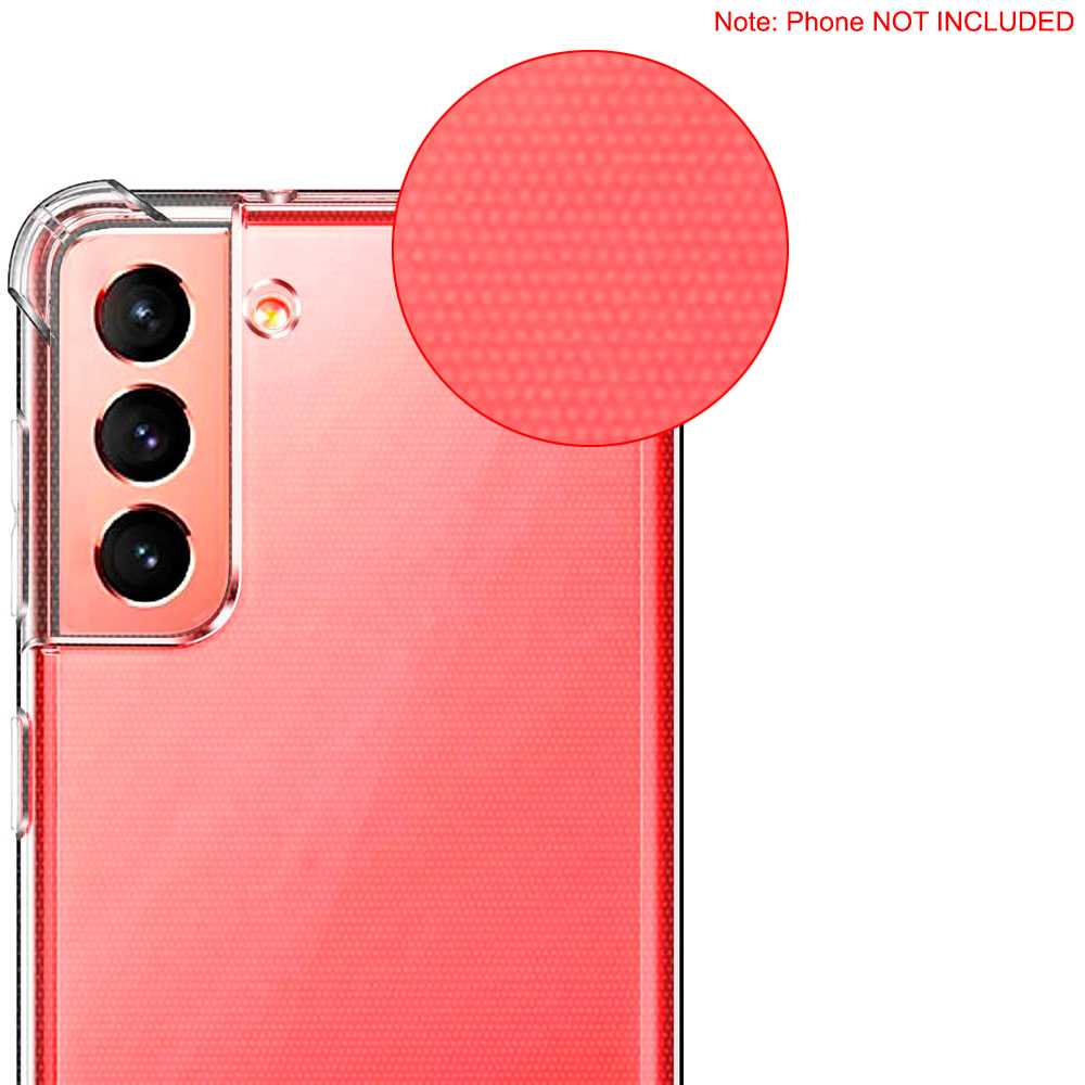 Funda Protectora de TPU Compatible con Samsung Galaxy S21 Plus/5G Flexible Esquinas Reforzadas Anti Golpes Bumper