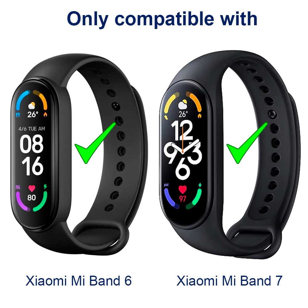 Correa Metálica con Liberación Rápida Compatible con Xiaomi Mi Smart Band 7 6 Plata Pulsera Recambio Acero Brazalete