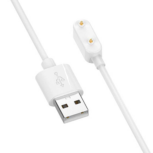 Cable USB Cargador Blanco para Reloj Compatible con Huawei Watch Fit/Fit Mini, Huawei Band 7/6, Huawei 4X, Honor Band 6, Honor Watch ES, 2 Pines 60cm Base Magnética
