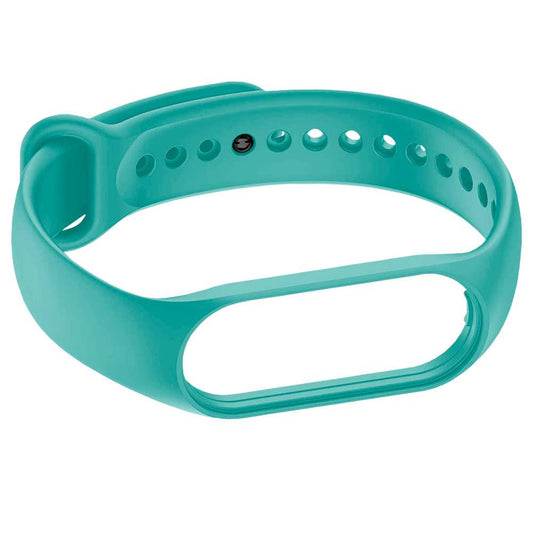 Pulsera de Recambio Silicona Suave Flexible Compatible con Xiao Mi Band 7 6 5 Amazfit Band 5 Turquesa Correa Repuesto Transpirable