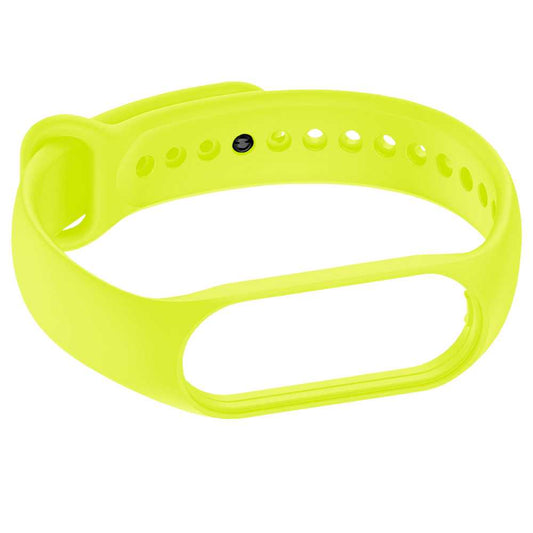 Pulsera de Recambio Silicona Suave Flexible Compatible con Xiao Mi Band 7 6 5 Amazfit Band 5 Lima Correa Repuesto Transpirable Goma