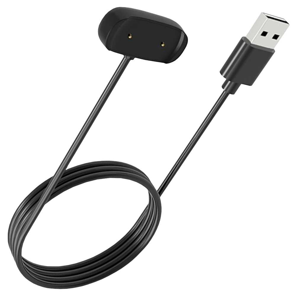 Cable de Carga USB 50cm Negro Compatible con Amazfi T-REX Pro, GTR 2/2e, GTS 2/2e/2 mini/4 mini, Bip U/U Pro, Zep E Circle/E Square/Z
