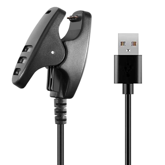 Cable Cargador Puerto USB 1m Negro Compatible con Reloj Kailash Traverse Fitness Spartan Trainer Ambit 1 2 3 de Repuesto Recambio Carga