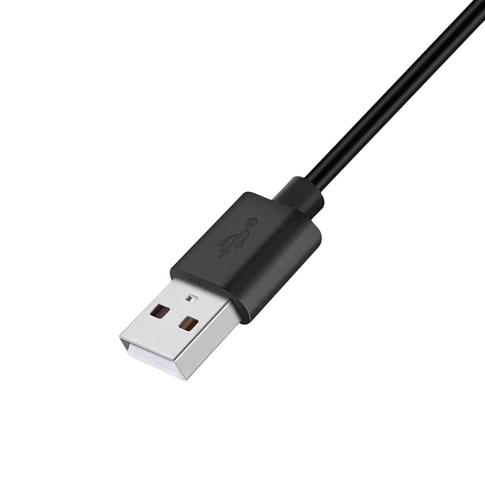Cable Cargador Puerto USB 1m Negro Compatible con Reloj Kailash Traverse Fitness Spartan Trainer Ambit 1 2 3 de Repuesto Recambio Carga