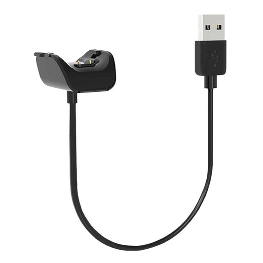 Cable Cargador Puerto USB 20cm Negro Compatible con Reloj Samsung Galax Fit 2 SM-R220 de Repuesto Recambio Carga