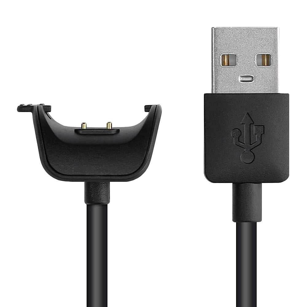 Cable Cargador Puerto USB 1m Negro Compatible con Reloj Samsung Galax Fit 2 SM-R220 de Repuesto Recambio Carga