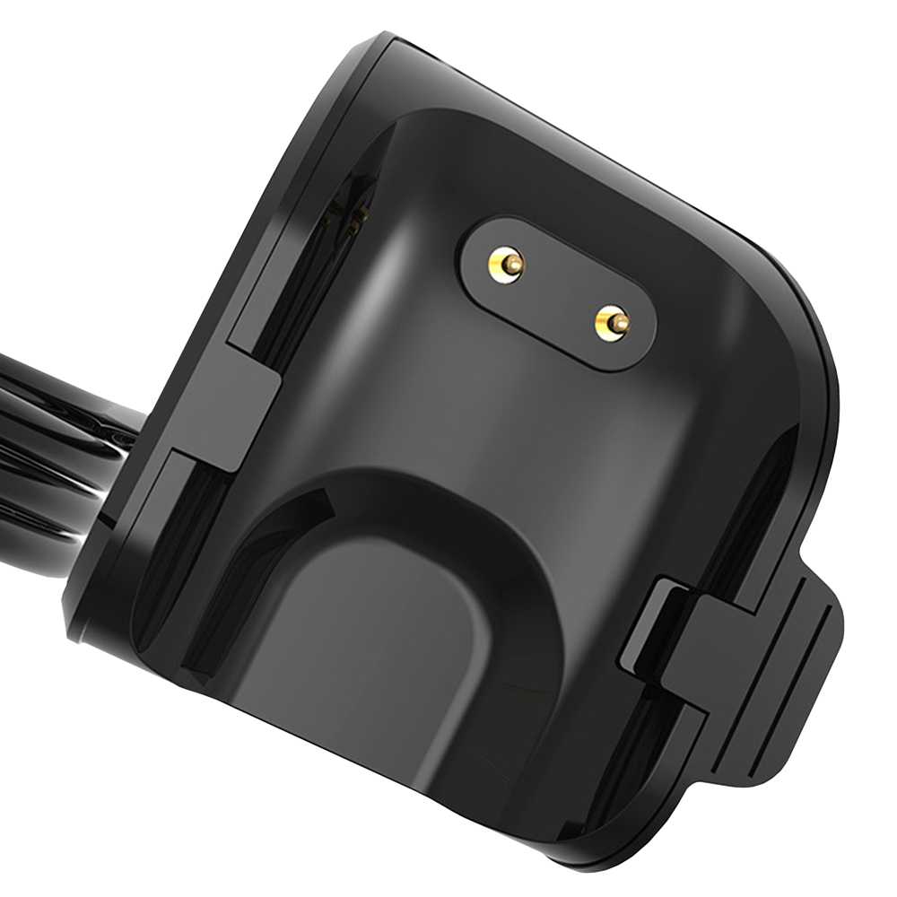 Cable Cargador Puerto USB 1m Negro Compatible con Reloj Samsung Galax Fit 2 SM-R220 de Repuesto Recambio Carga