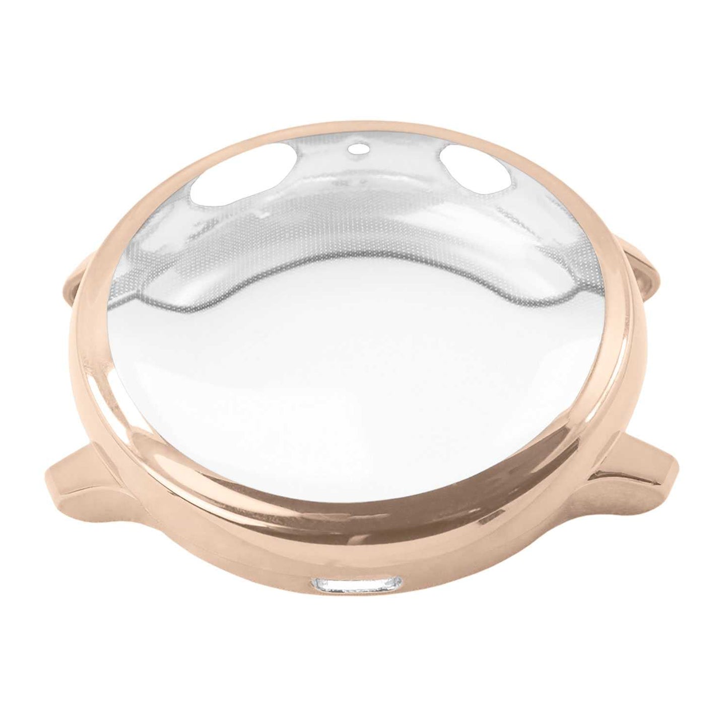 Funda Protectora de TPU Oro Rosa Compatible con Relojes Inteligentes Samsung Galaxy Watch Active 2 (40mm)