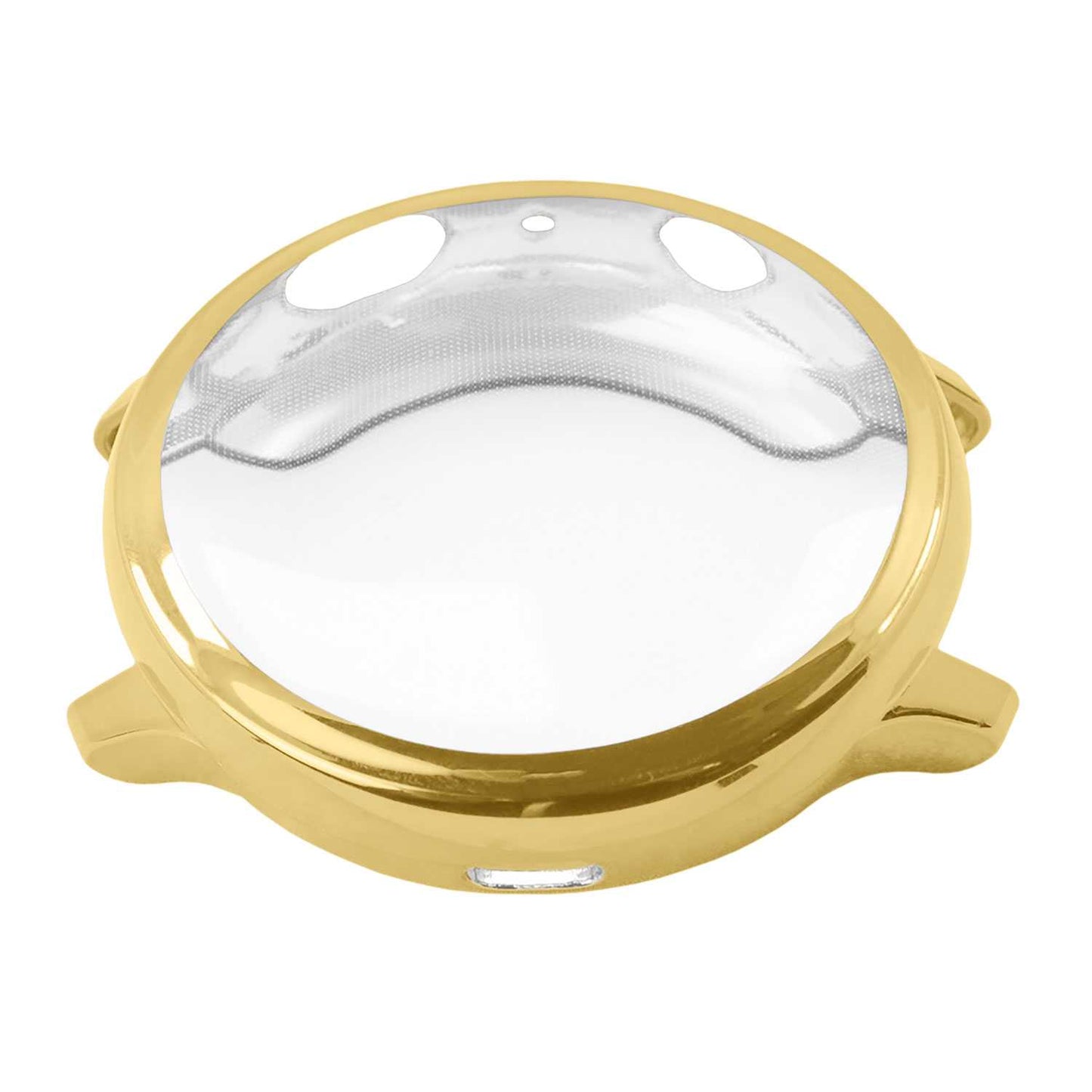 Funda Protectora de TPU Dorado Compatible con Relojes Inteligentes Samsung Galaxy Watch Active 2 (40mm)