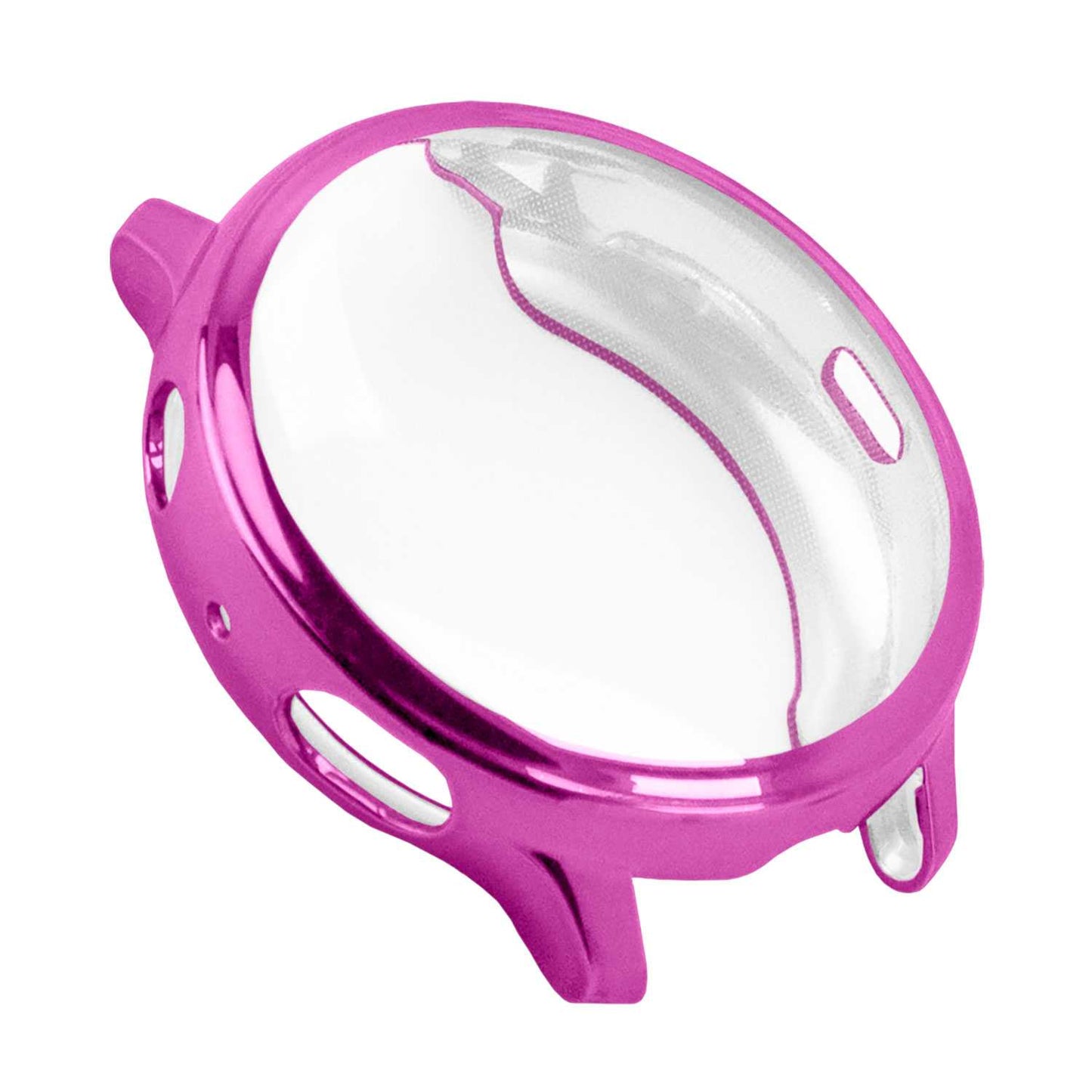 Funda Protectora de TPU Violeta Compatible con Relojes Inteligentes Samsung Galaxy Watch Active 2 (44mm)