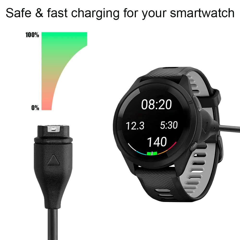 Cable tipo C Compatible con Garmin Fenix 7 7S 7X 6 6S 6X 5 5S 5X Plus, Cable cargador para garmin, Forerunner 935 945 45 45S 245, Approach S10 S40 S60 X10, Vivoactive 3 3 Music 4 4S, Epix 2, Venu 2 2S Sq 2, Instinct, Tactix