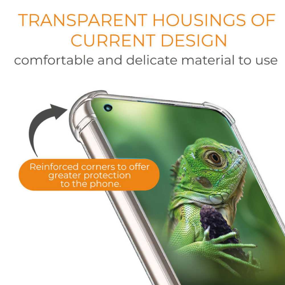 Funda de TPU para Oppo A94 5G/A74 4G, Carcasa Flexible con Esquinas Reforzadas Antigolpes, Protección en Cámaras, Silicona Transparente