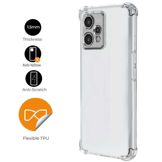 Funda de TPU para Realme 9 Pro Plus/9 4G, Carcasa Flexible con Esquinas Reforzadas Antigolpes, Protección en Cámaras, Silicona Transparente