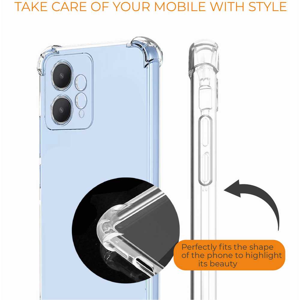 Funda de TPU para XIAOMI Redmi Note 12 4G, Carcasa Flexible con Esquinas Reforzadas, Antigolpes, Protección en Cámaras, Silicona Transparente