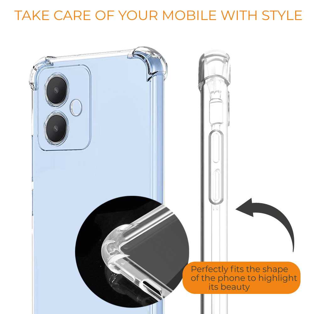 Funda de TPU para XIAOMI Redmi Note 12 5G/Poco X5 5G, Carcasa Flexible con Esquinas Reforzadas Antigolpes, Protección en Cámaras, Silicona Transparente