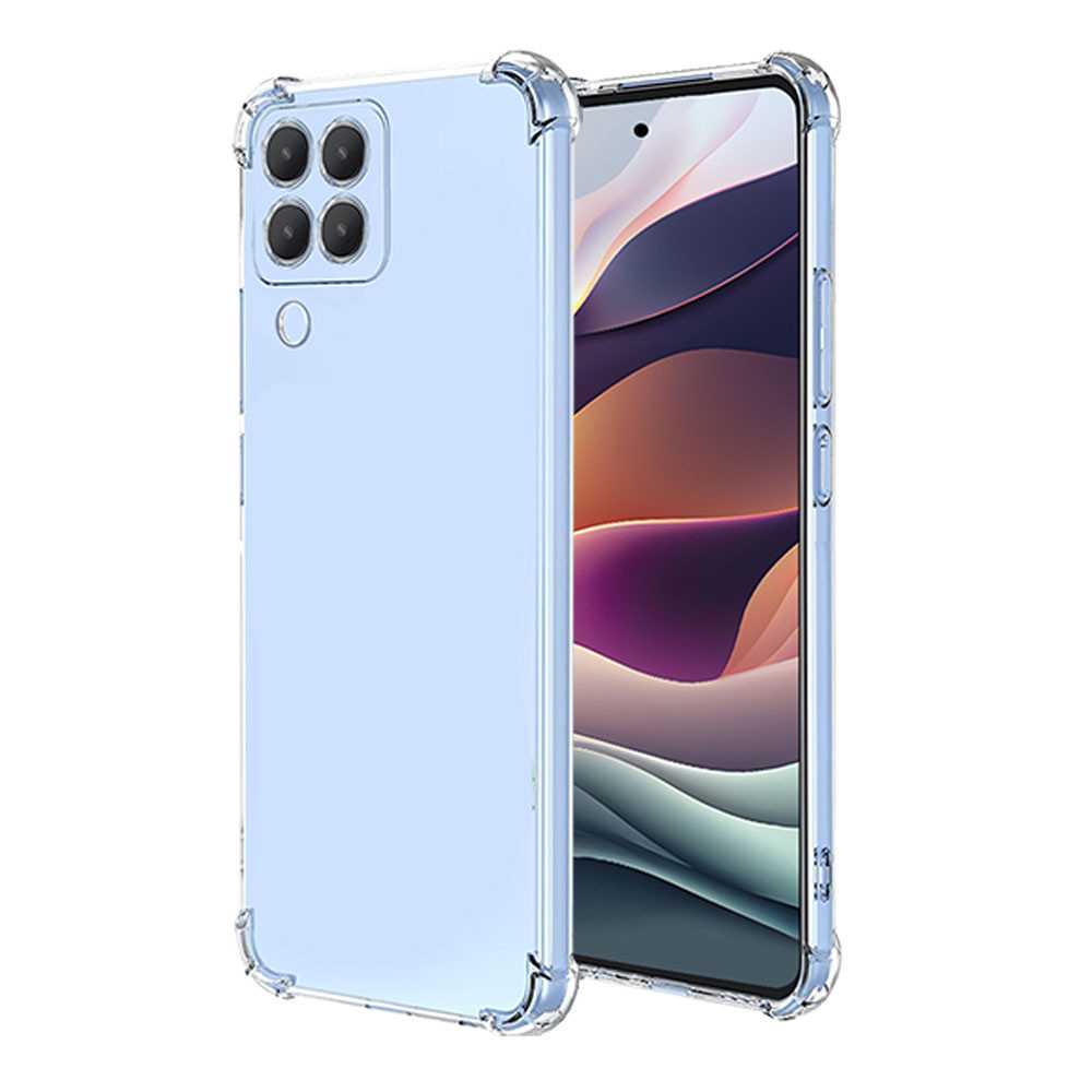 Funda de TPU para SAMSUNG Galaxy M33 5G, Carcasa Flexible con Esquinas Reforzadas, Antigolpes, Protección en Cámaras, Silicona Transparente