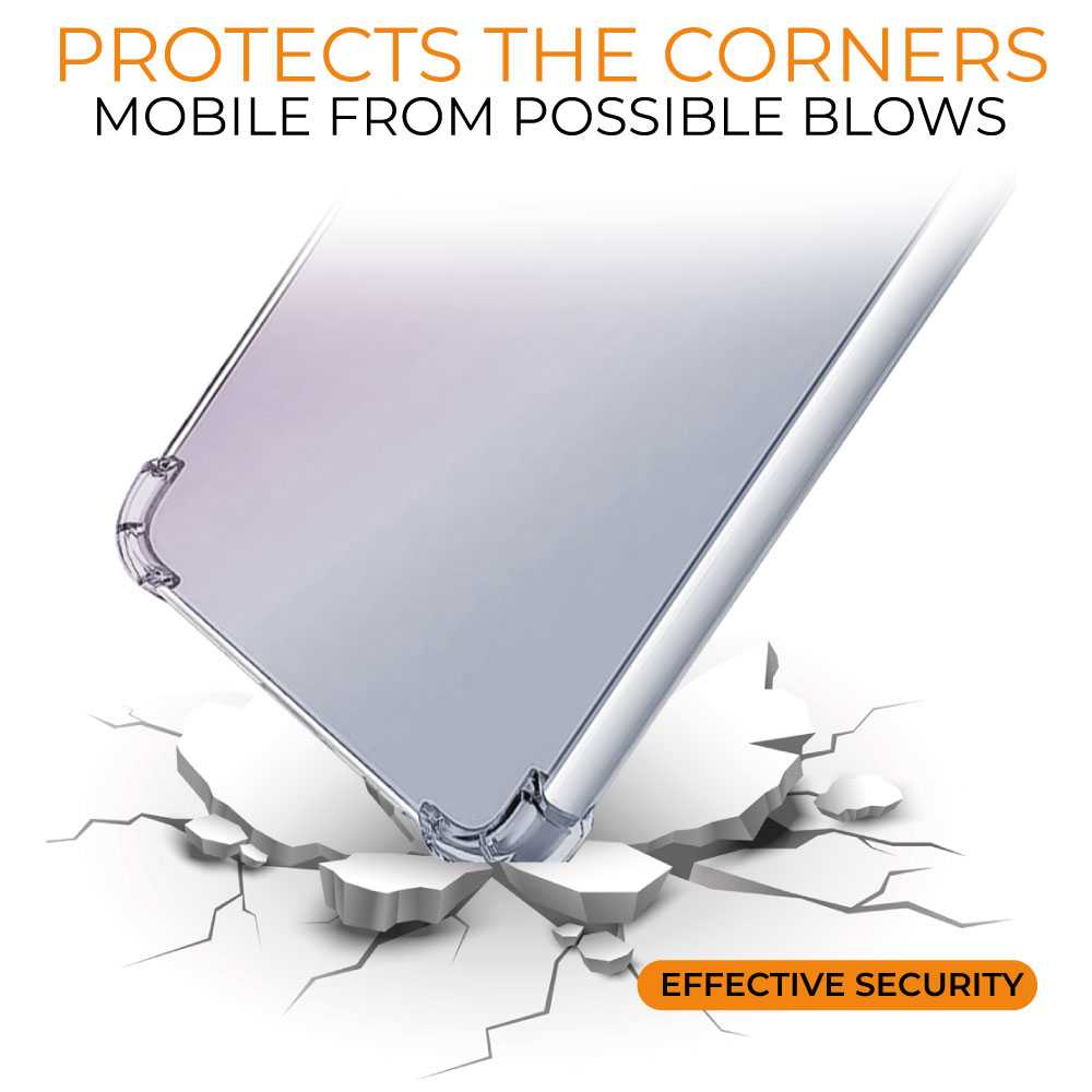 Funda de TPU para Samsung Galaxy A14, Carcasa Flexible con Esquinas Reforzadas Antigolpes, Protección en Cámaras, Silicona Transparente