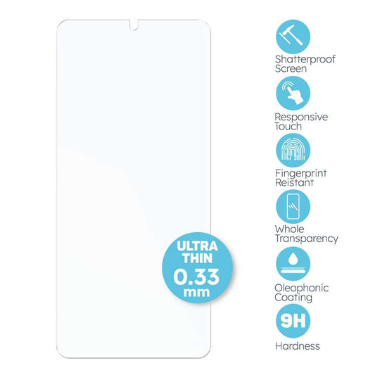 Protector de Pantalla Cristal Templado Premium para Samsung Galaxy s23 Vidrio 9H 2.5D Anti Golpes Arañazos 0.3mm