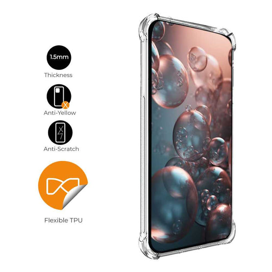 Funda de TPU para HONOR magic5 pro, Carcasa Flexible con Esquinas Reforzadas, Antigolpes, Protección en Cámaras, Silicona Transparente