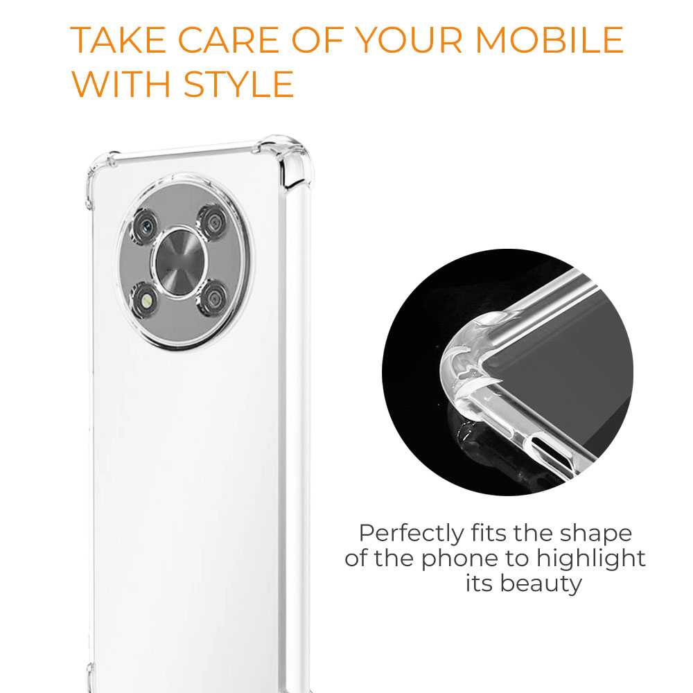 Funda de TPU para Honor Magic4 lite 5g/4g, Carcasa Flexible con Esquinas Reforzadas Antigolpes, Protección en Cámaras, Silicona Transparente
