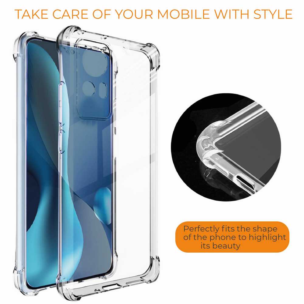 Funda de TPU para Xiaomi 12 lite, Carcasa Flexible con Esquinas Reforzadas Antigolpes, Protección en Cámaras, Silicona Transparente