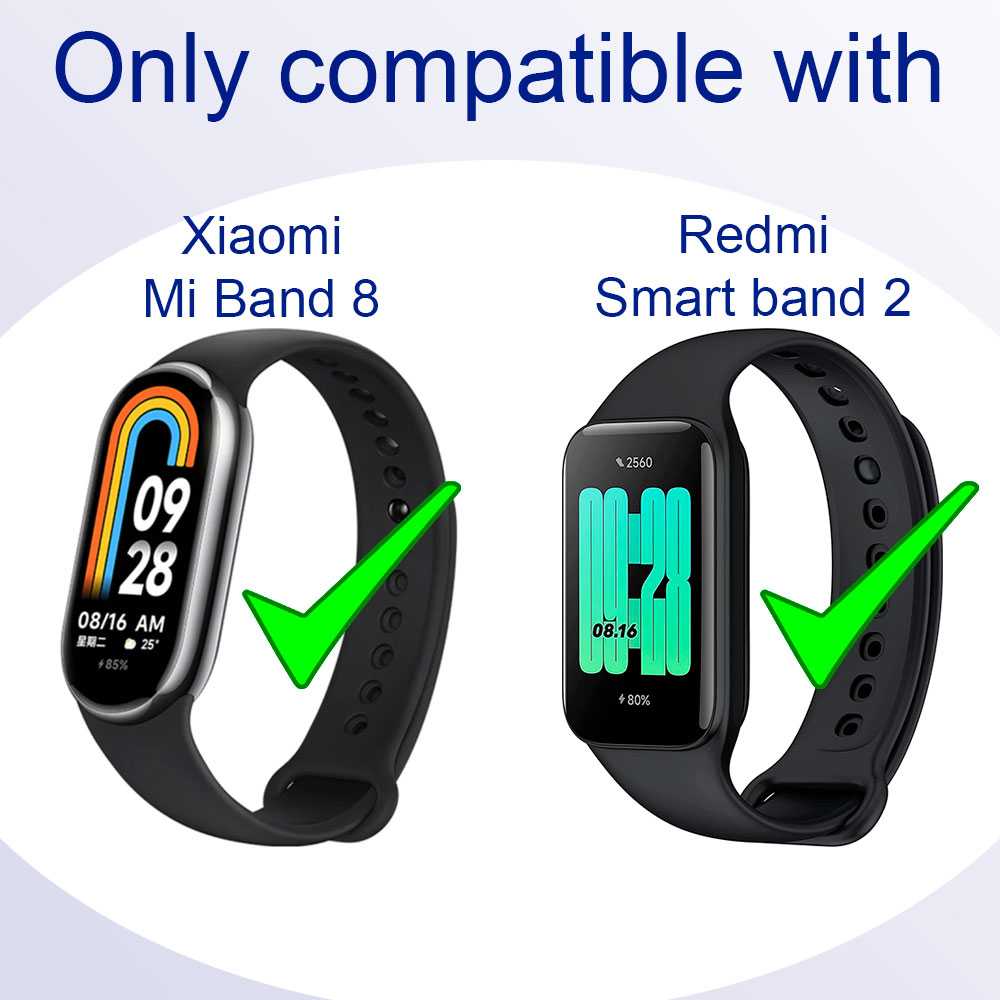Cable Carga Magnética Blanco 2 Pines Negro Compatible con Xiaomi Mi Band 8, Redmi Band 2 Cargador Magnético USB Dos Imanes Recambio Repuesto Reemplazo Reloj Inteligente