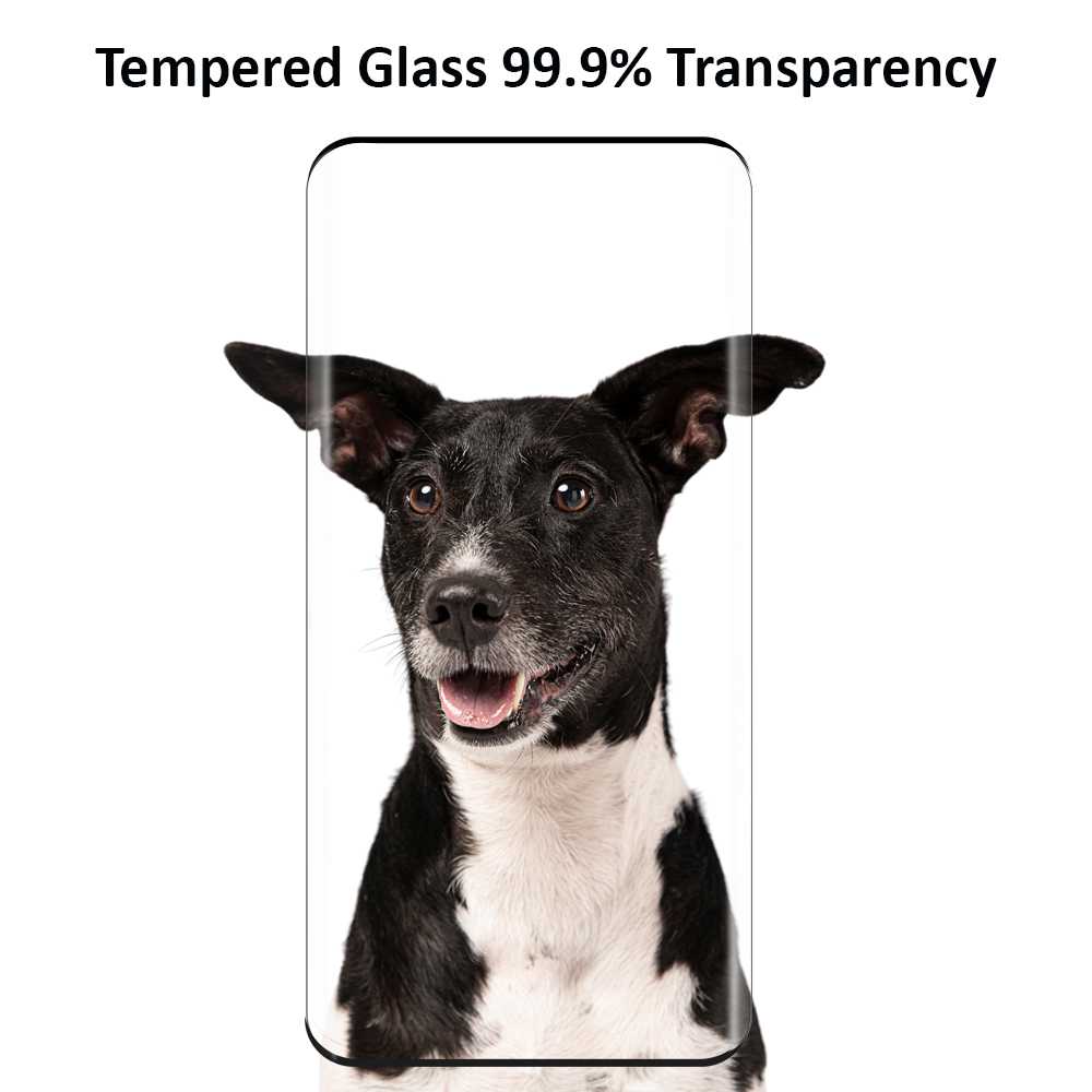 Protector de Pantalla Cristal Curvo Compatible con Honor Magic5 Pro, Vidrio Templado Premium con Pegamento en los Bordes