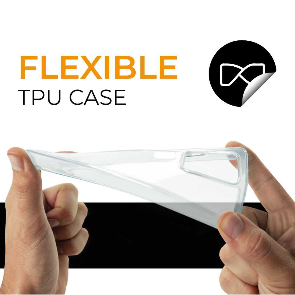 Funda de TPU para Redmi Note 12 Pro+, Funda transparente con borde resistente, Proteccion en Camaras, Silicona Transparente